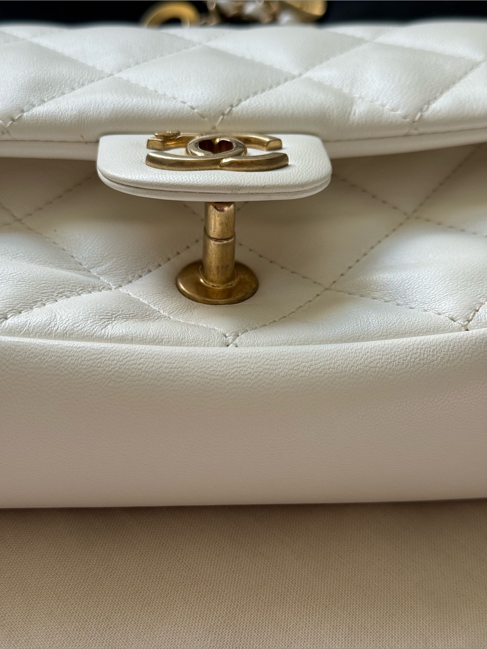 CHANEL Mini Classic Flap Heart Charm Bag with Gold Hardware - Picture 5 of 16